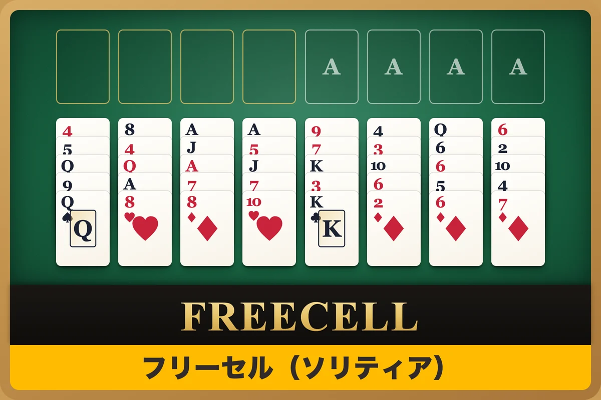 フリーセル（ソリティア・無料）