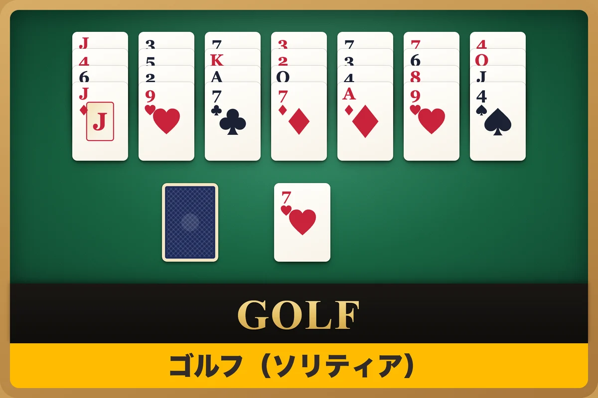 ゴルフ（ソリティア・無料）