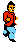 ボンバーマンゲームの主人公