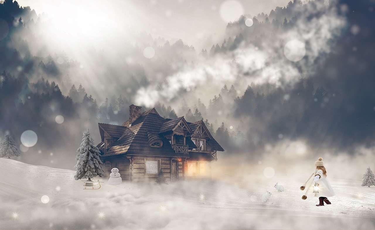 JigsawPuzzle's design:Cottage in the Forest