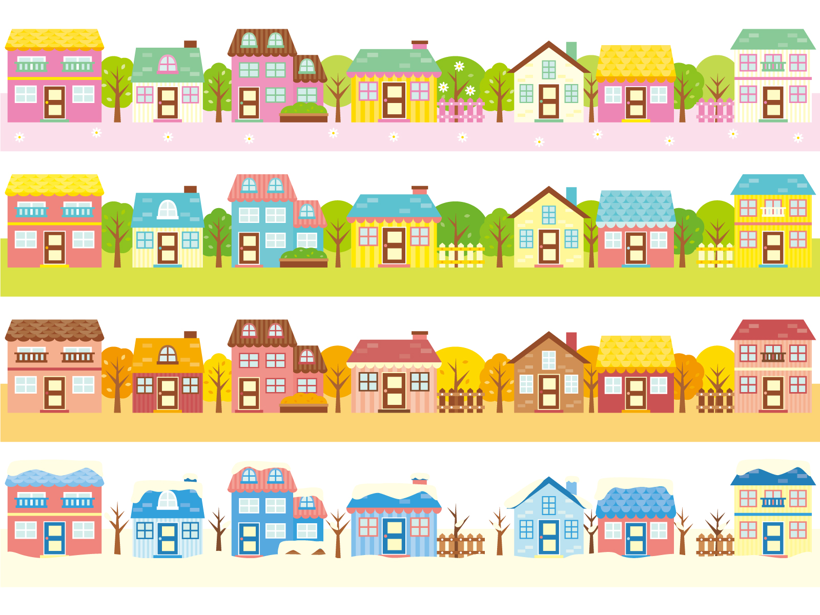 JigsawPuzzle's design:Lively Town