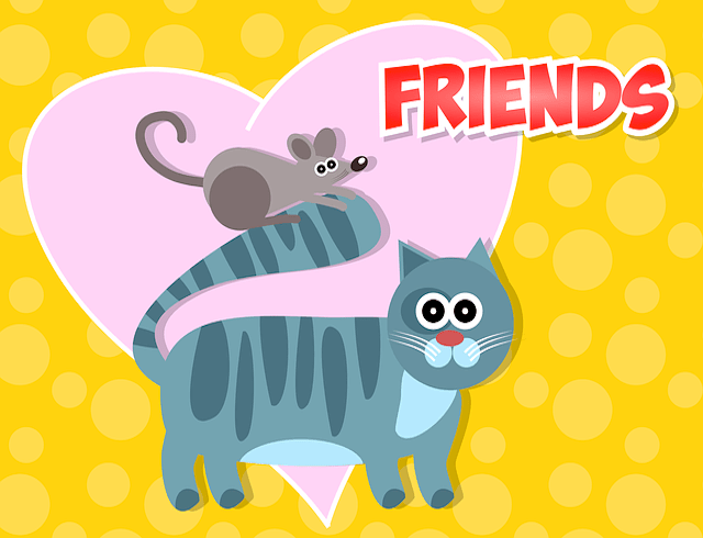 JigsawPuzzle's design:Mouse on a Cat's Tail