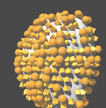 ジグソーパズルのヒント：インフルエンザウイルスの3D映像