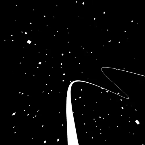 ジグソーパズルのヒント：宇宙空間のジェットコースター
