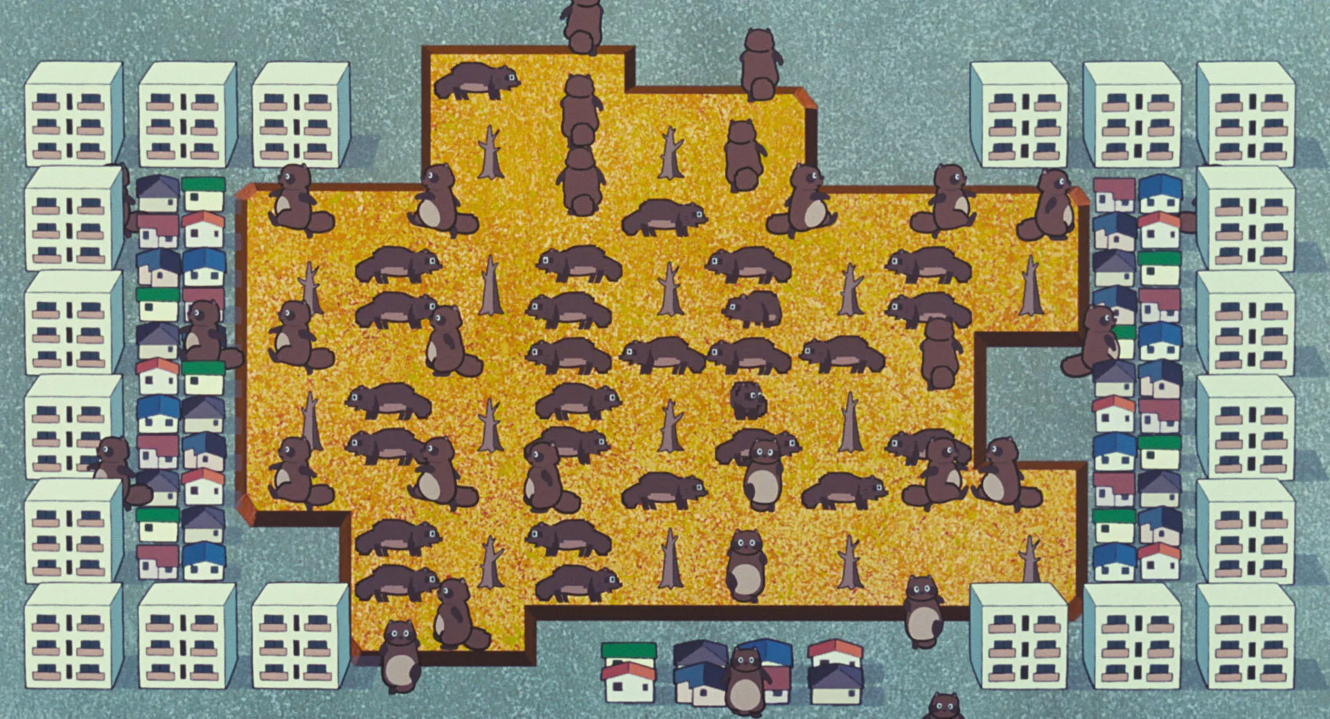 ジグソーパズルのヒント：平成狸合戦ぽんぽこ024