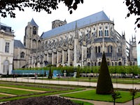 Free Online Jigsaw Puzzle:Bourges Cathedral (France)