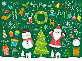 無料ジグソーパズルゲーム「クリスマスのお祭り」