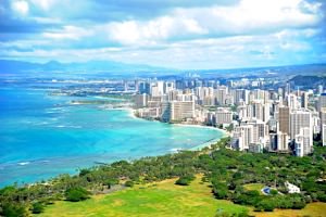Free Online Jigsaw Puzzle:Waikiki Beach, Hawaii