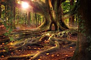 Free Online Jigsaw Puzzle:Fairy House in the Woods
