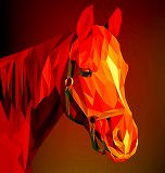 Free Online Jigsaw Puzzle 'Gentle-looking horse'