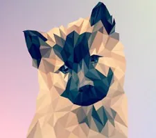 無料ジグソーパズルゲーム「つぶらな瞳の犬」