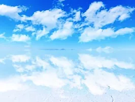 無料ジグソーパズルゲーム「映り込んだ晴天」