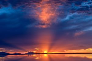 Free Online Jigsaw Puzzle:Setting Sun