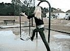 Free Online Jigsaw Puzzle:Failed Attempt to Jump on a Swing