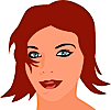 Free Online Jigsaw Puzzle:Stretching and Shrinking Woman's Face