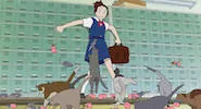 ジブリ「猫の恩返し」のジグソーパズルゲーム（無料）