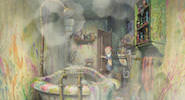 Ghibli 'Howl's Moving Castle' Jigsaw Puzzle (Free browser game)