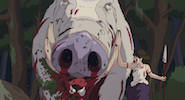 Ghibli 'Princess Mononoke' Jigsaw Puzzle (Free browser game)