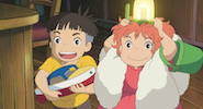 Ghibli 'Ponyo on the Cliff by the Sea' Jigsaw Puzzle (Free browser game)