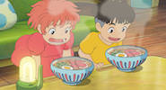 Ghibli 'Ponyo on the Cliff by the Sea' Jigsaw Puzzle (Free browser game)