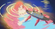 ジブリ「崖の上のポニョ」のジグソーパズルゲーム（無料）