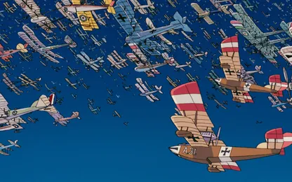 ジブリ『紅の豚』のジグソーパズル036 (無料ブラウザゲーム)