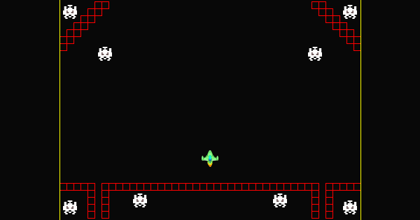 無料ゲーム:Spacewar!/スペースウォー! 初級002