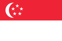 シンガポールの国旗