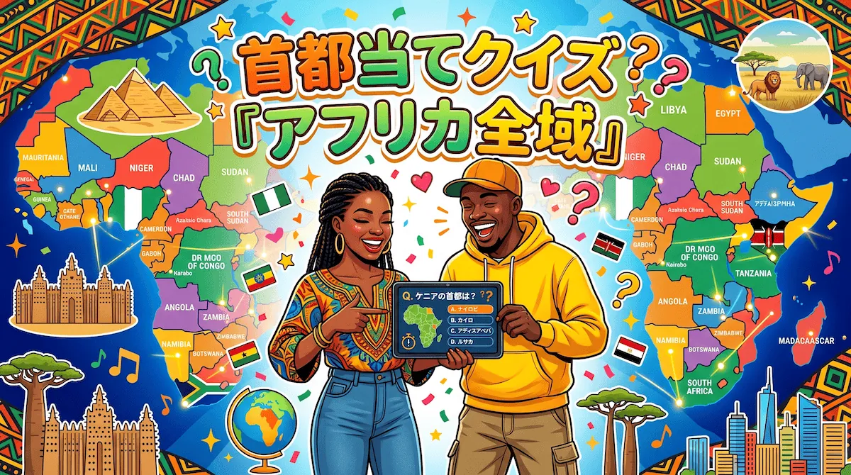 アフリカ全域（首都クイズ）