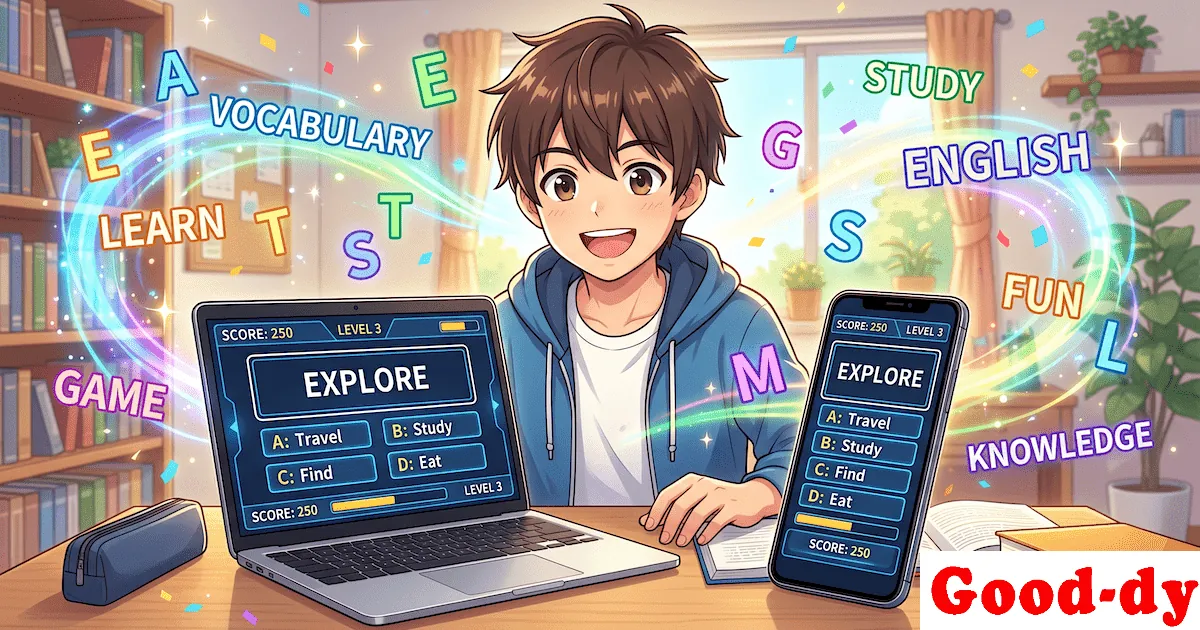 英語学習のブラウザゲーム・デジタル学習教材 - Good-dy(グッディ)
