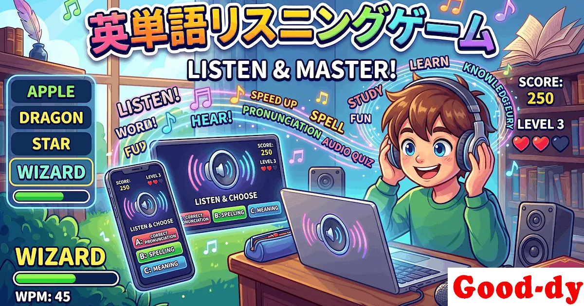 英単語リスニングゲーム 一覧