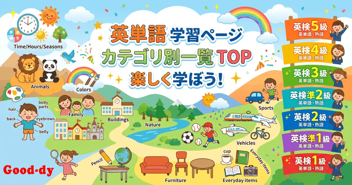 英単語・英熟語の一覧