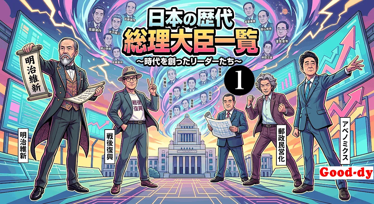 歴代内閣総理大臣早押しゲーム①「初代〜20代」