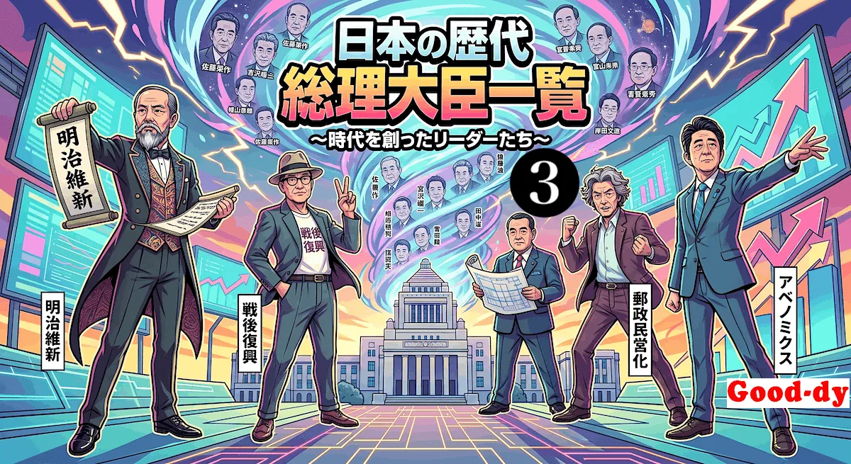 歴代内閣総理大臣早押しゲーム③「41代〜60代」