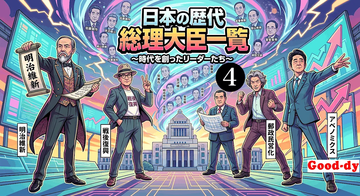歴代内閣総理大臣早押しゲーム④「61代〜80代」