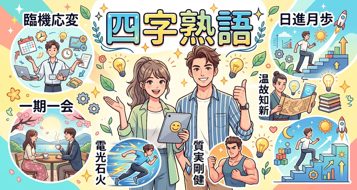 四字熟語まとめ(意味と読み方の一覧)