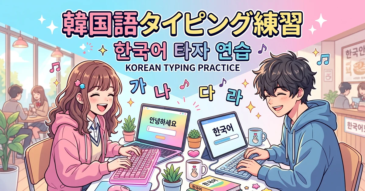 ハングル タイピング「単語『曜日・時』」