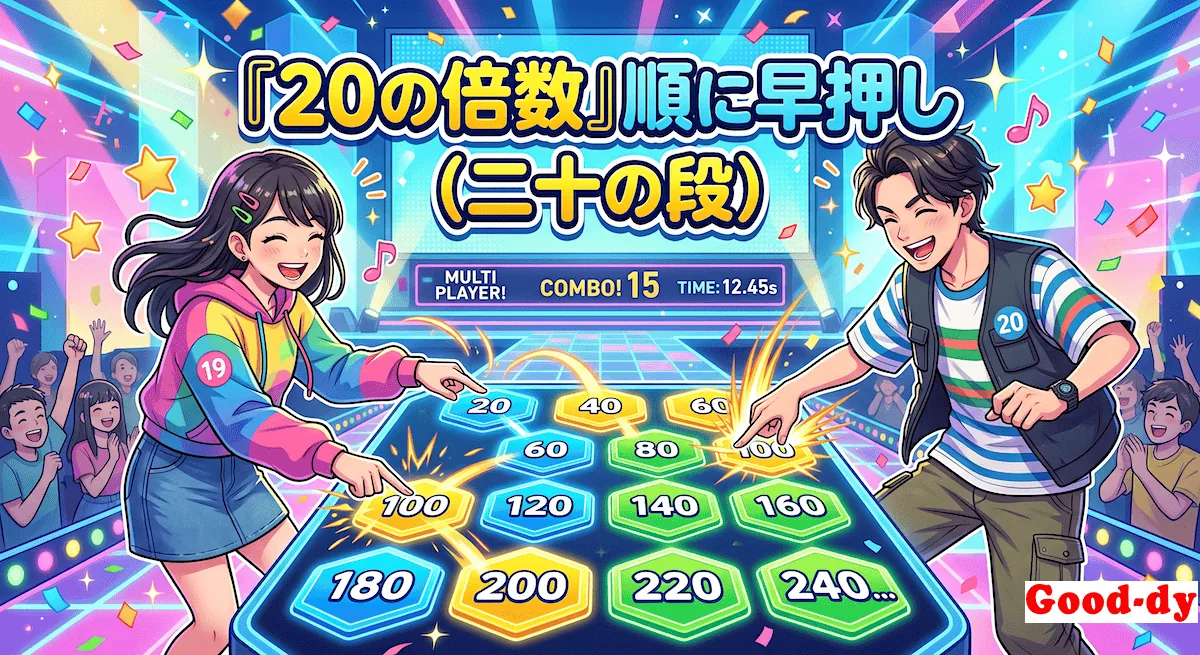 20の倍数 早押しゲーム「20の段の掛け算」