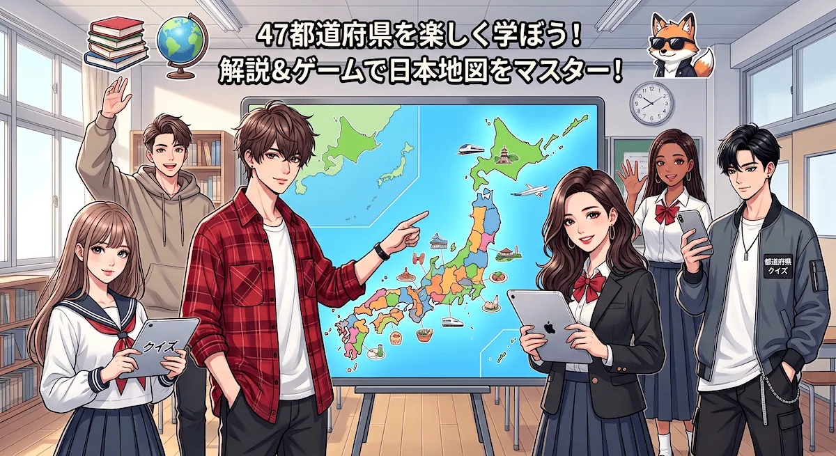 47都道府県一覧（学習ブラウザゲーム＆解説）