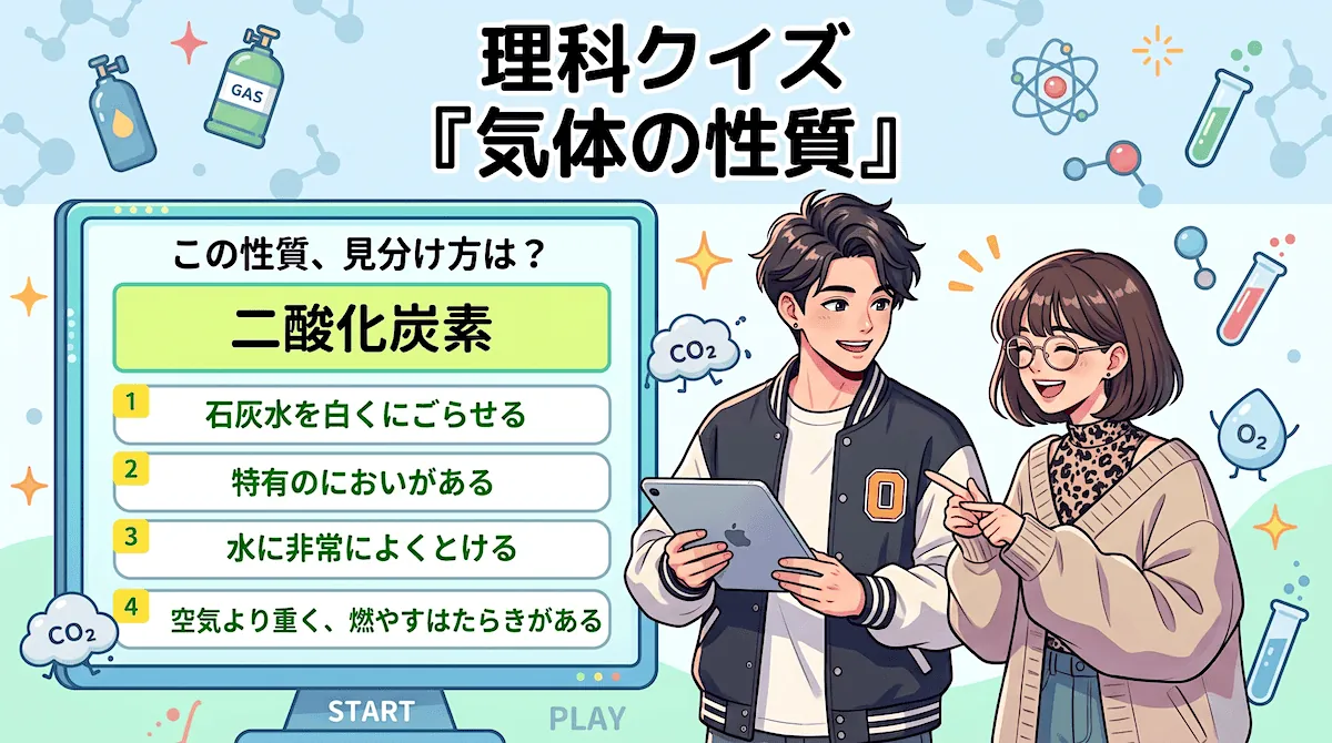 気体の性質クイズ（中学生向け）