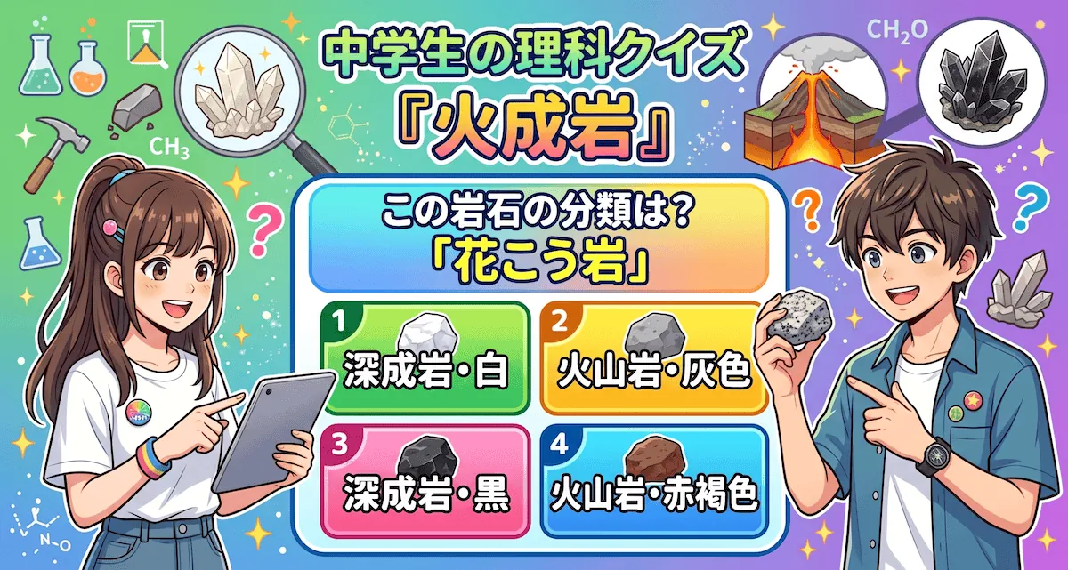 火成岩クイズ（中学生向け）