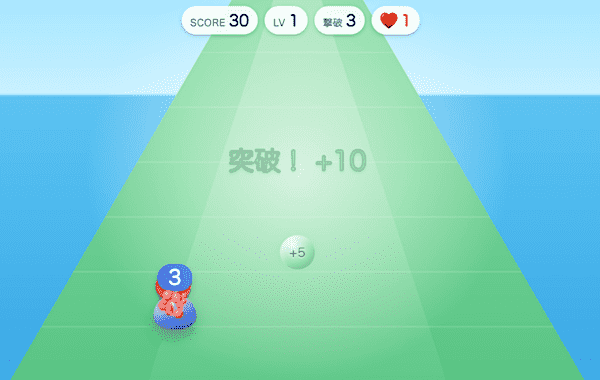 計算スライム対戦（カウントマスターズに似ているゲーム）